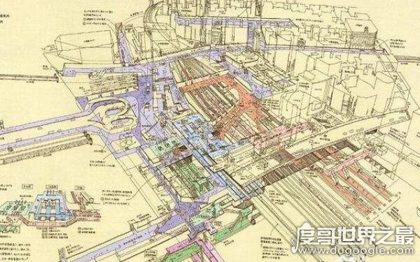 世界上最复杂的地铁 东京新宿站可通往日本各地(会使人迷路)